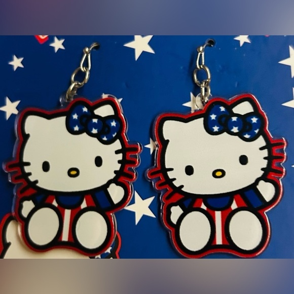 New Hello Kitty Pierced Earrings Sanrio Claire's - Picture 11 of 12